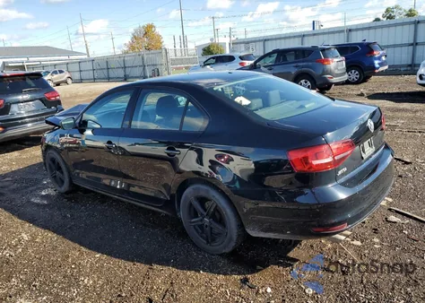 2015 Volkswagen Jetta Base из США, поврежденный, VIN 3VW2K7AJ9FM350958